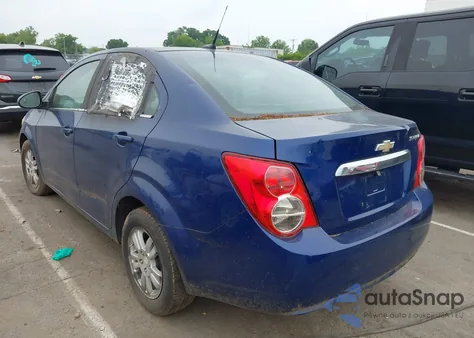 2013 Chevrolet Sonic Lt Auto из США, поврежденный, VIN 1G1JC5SH4D4124601